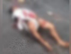 Homem nu é morto com 8 tiros no meio da rua no Santo Agostinho em Manaus