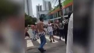 Torcidas de Sport e Santa Cruz entram em confronto antes do clássico em Recife