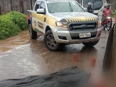 Homem morre atropelado por caminhão de lixo em Paço do Lumiar, no Maranhão