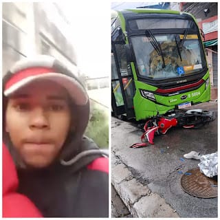 Garupa flagra acidente em vídeo durante fuga da polícia em São Paulo