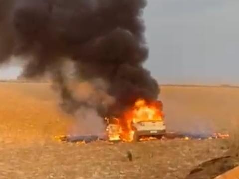 Vítimas são desmembradas em colisão entre moto e caminhonete na zona rural de Caiapônia