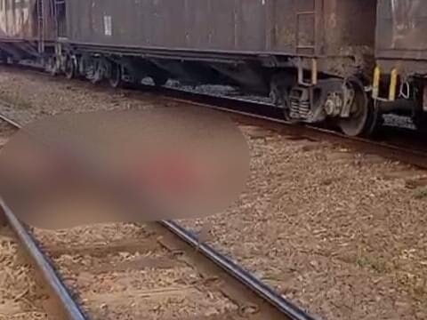Jovem morre após ser atropelado por trem em Apucarana