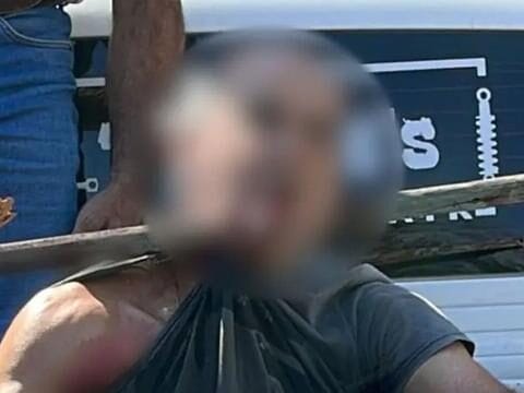 Trabalhador fica com estaca de madeira atravessada no pescoço no Paraná