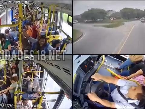 Ônibus perde o controle e causa acidente com 16 veículos na Raposo Tavares; 13 ficam feridos
