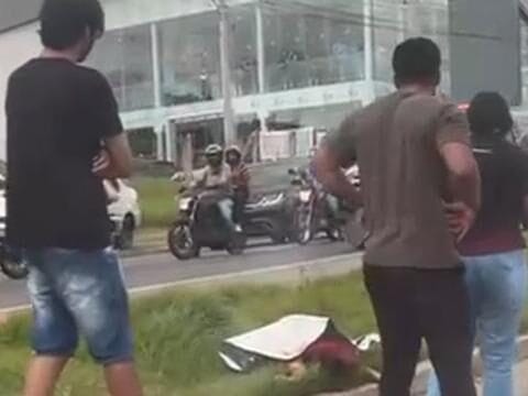 Idosa morre após ser atropelada duas vezes em avenida de Várzea Grande (MT)