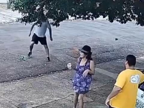 Câmeras flagram perseguição e espancamento que matou homem na Vila Piratininga, em Campo Grande